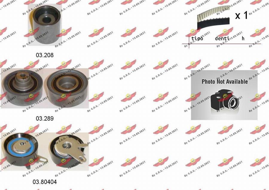 Autokit 04.5483 - Timing Belt Set car-mod.net