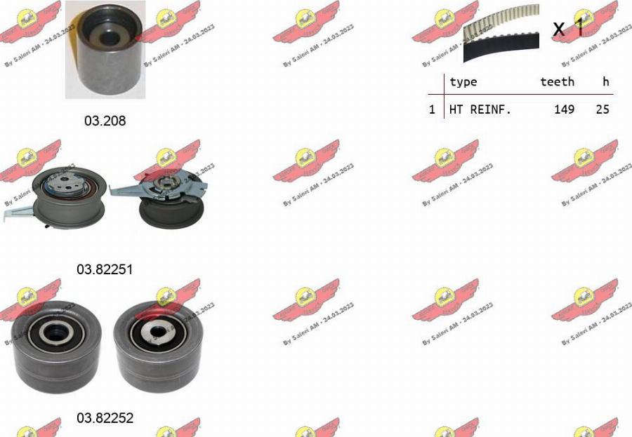 Autokit 04.5487 - Timing Belt Set car-mod.net