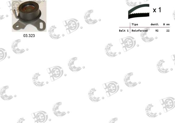 Autokit 04.5429 - Timing Belt Set car-mod.net