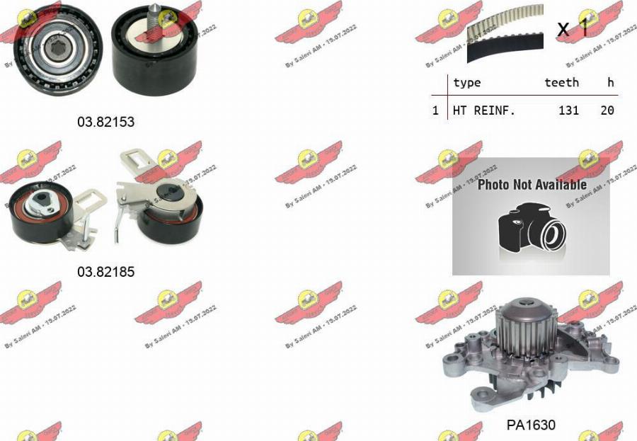 Autokit 04.5476PA - Water Pump & Timing Belt Set car-mod.net