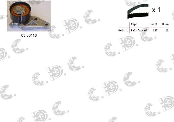 Autokit 04.5044 - Timing Belt Set car-mod.net