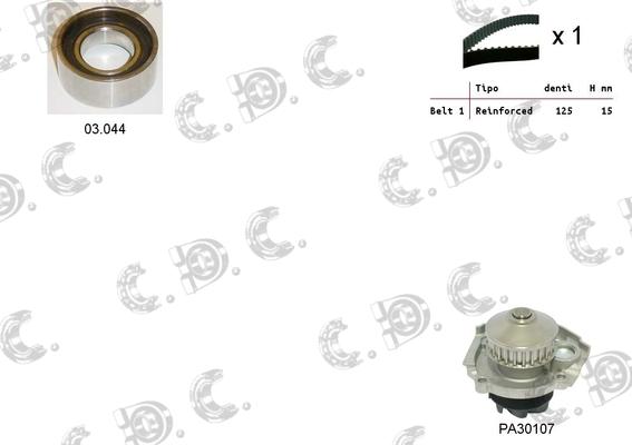 Autokit 04.5045PA - Water Pump & Timing Belt Set car-mod.net