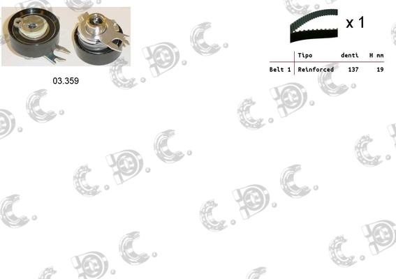 Autokit 04.5043 - Timing Belt Set car-mod.net