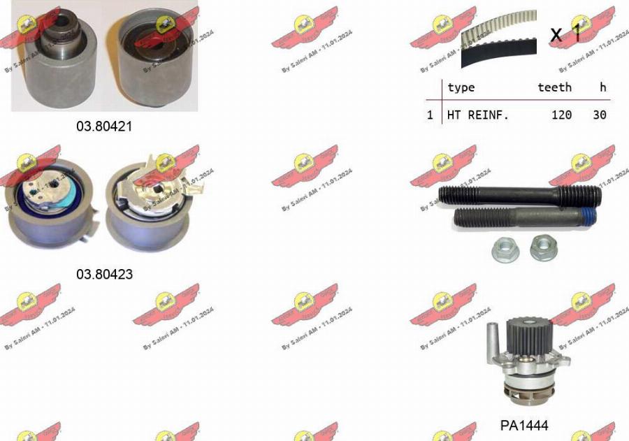 Autokit 04.5056PA4 - Water Pump & Timing Belt Set car-mod.net