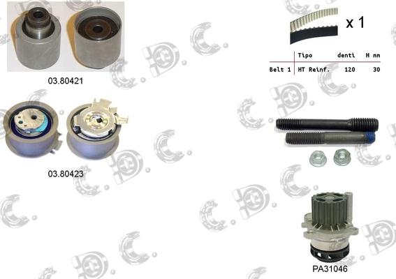 Autokit 04.5056PA - Water Pump & Timing Belt Set car-mod.net