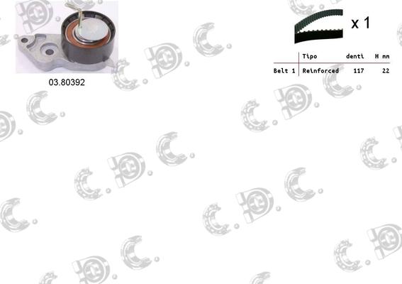 Autokit 04.5058 - Timing Belt Set car-mod.net