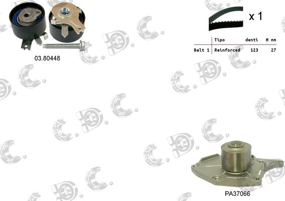 Autokit 04.5052PA2 - Water Pump & Timing Belt Set car-mod.net