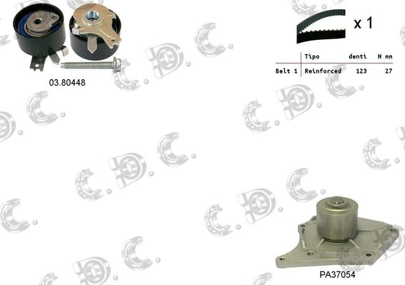 Autokit 04.5052PA - Water Pump & Timing Belt Set car-mod.net