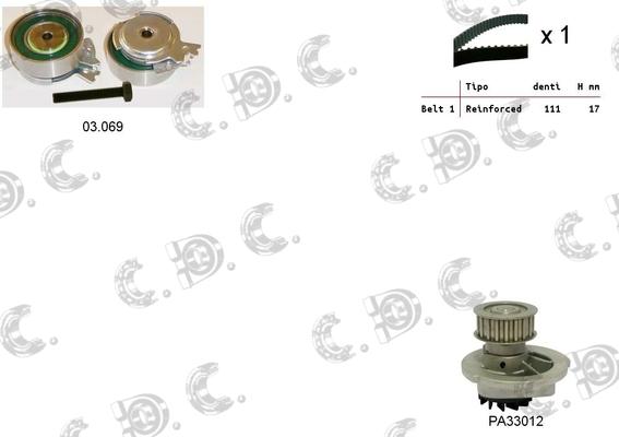 Autokit 04.5004PA - Water Pump & Timing Belt Set car-mod.net