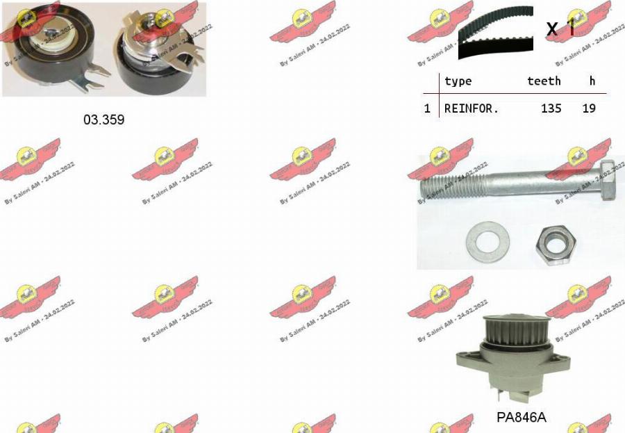 Autokit 04.5006PA - Water Pump & Timing Belt Set car-mod.net