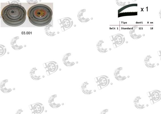 Autokit 04.5007 - Timing Belt Set car-mod.net