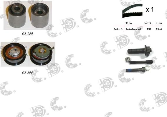 Autokit 04.5015 - Timing Belt Set car-mod.net