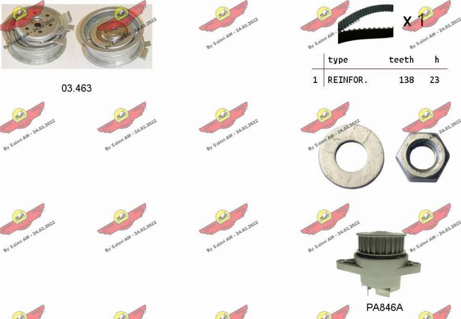 Autokit 04.5011PA2 - Water Pump & Timing Belt Set car-mod.net