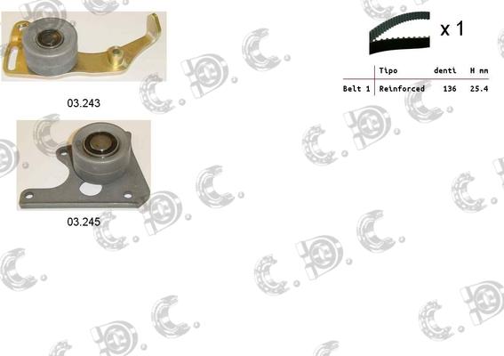 Autokit 04.5018 - Timing Belt Set car-mod.net