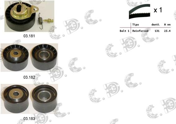 Autokit 04.5013 - Timing Belt Set car-mod.net