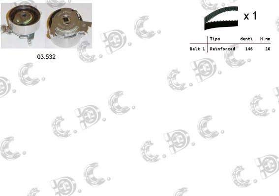 Autokit 04.5082 - Timing Belt Set car-mod.net