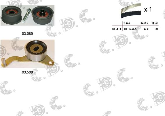 Autokit 04.5034 - Timing Belt Set car-mod.net