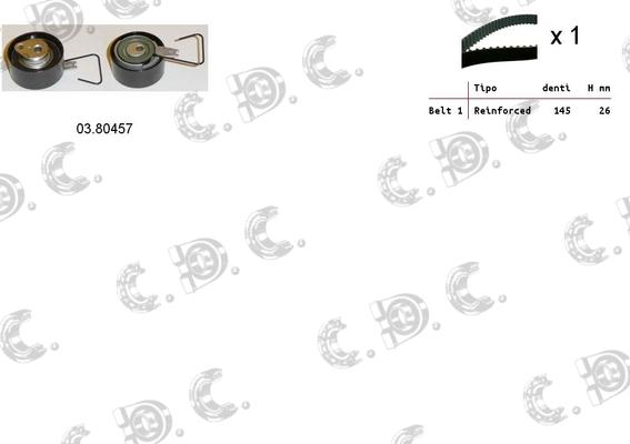 Autokit 04.5143 - Timing Belt Set car-mod.net