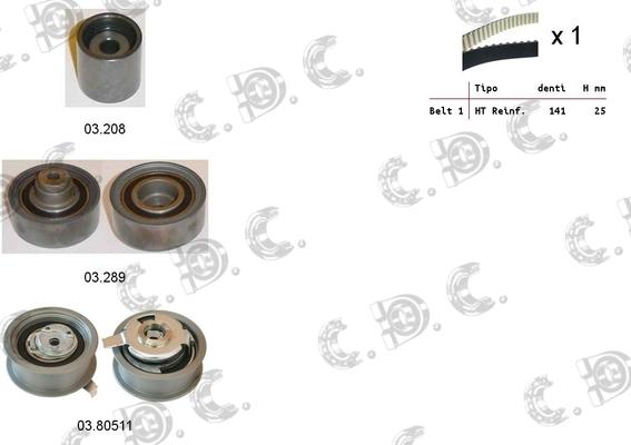 Autokit 04.5147 - Timing Belt Set car-mod.net