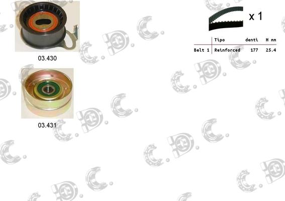 Autokit 04.5159 - Timing Belt Set car-mod.net