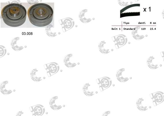 Autokit 04.5151 - Timing Belt Set car-mod.net