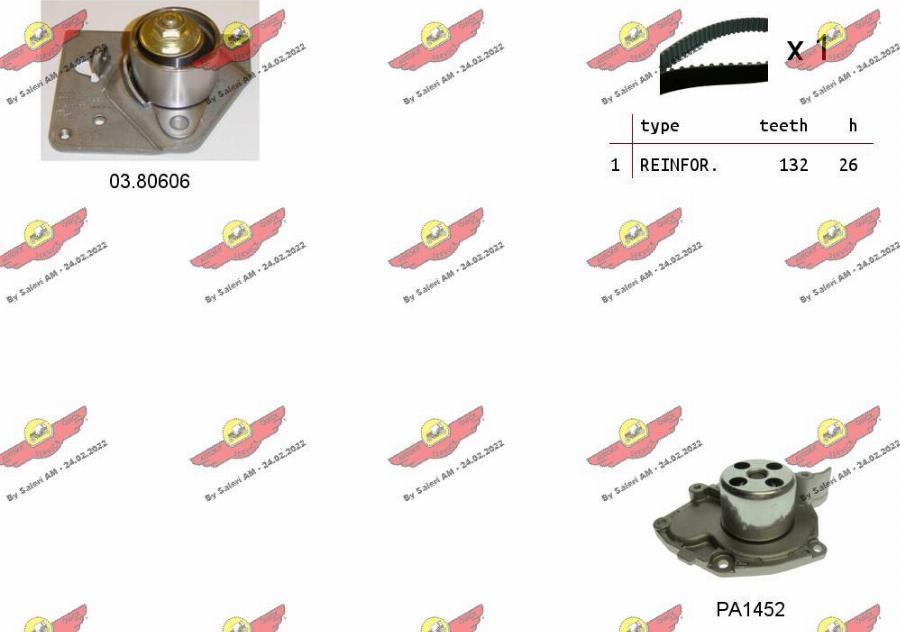 Autokit 04.5105PA2 - Water Pump & Timing Belt Set car-mod.net