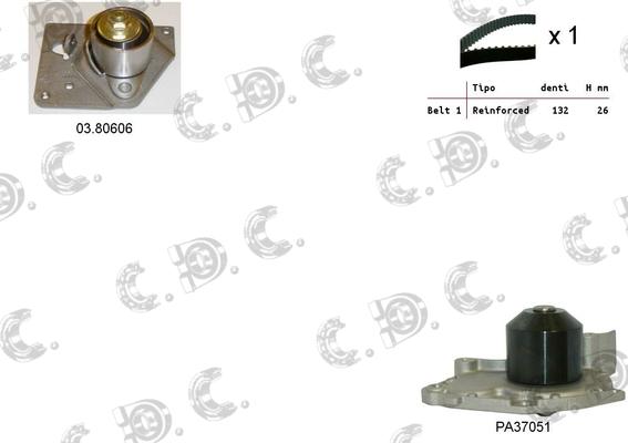 Autokit 04.5105PA - Water Pump & Timing Belt Set car-mod.net