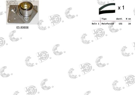 Autokit 04.5105 - Timing Belt Set car-mod.net