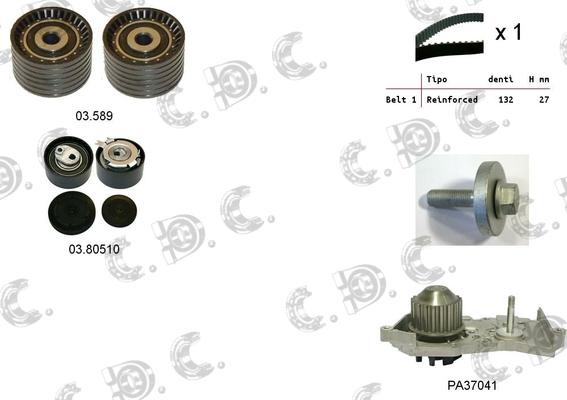 Autokit 04.5101PA - Timing Belt Set car-mod.net