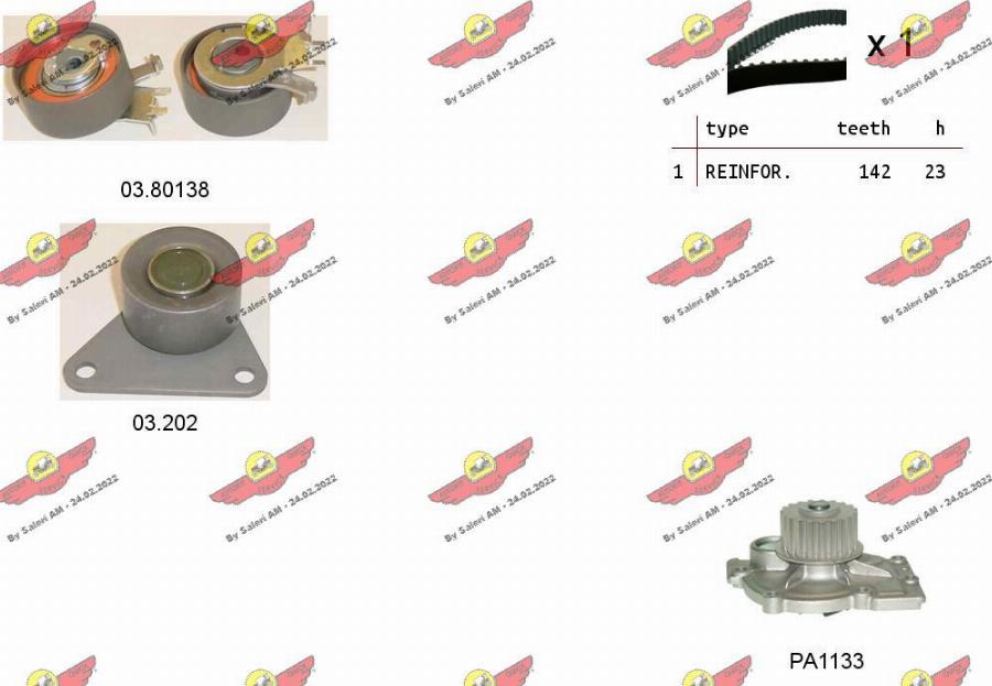 Autokit 04.5102PA - Water Pump & Timing Belt Set car-mod.net