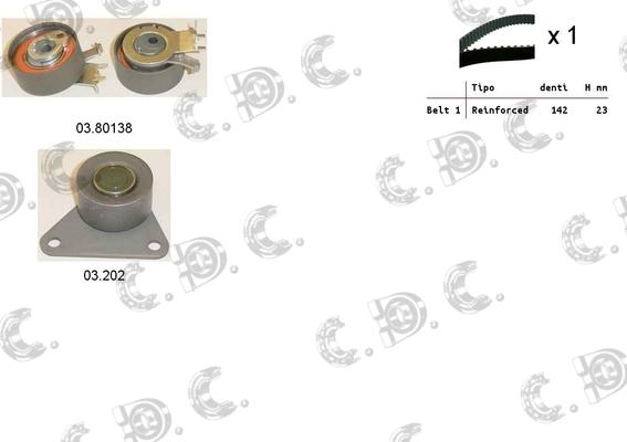 Autokit 04.5102 - Timing Belt Set car-mod.net