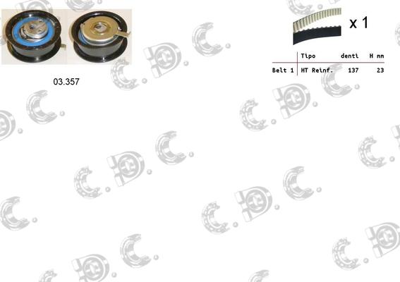 Autokit 04.5107 - Timing Belt Set car-mod.net