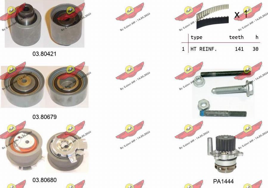 Autokit 04.5118PA2 - Water Pump & Timing Belt Set car-mod.net