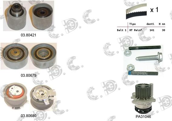 Autokit 04.5118PA - Water Pump & Timing Belt Set car-mod.net