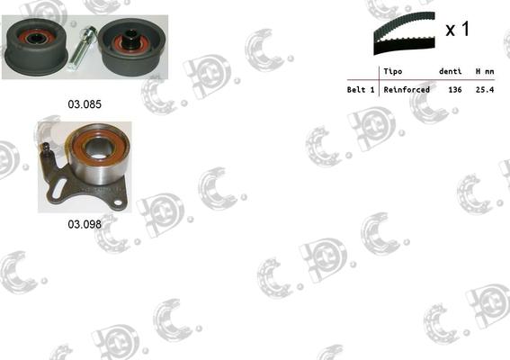 Autokit 04.5176 - Timing Belt Set car-mod.net