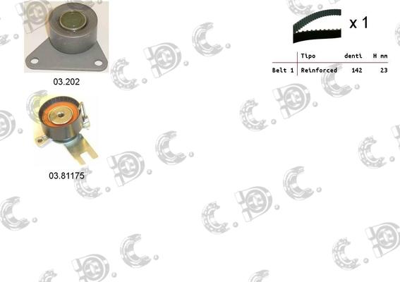 Autokit 04.5344 - Timing Belt Set car-mod.net