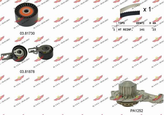 Autokit 04.5348PA - Water Pump & Timing Belt Set car-mod.net