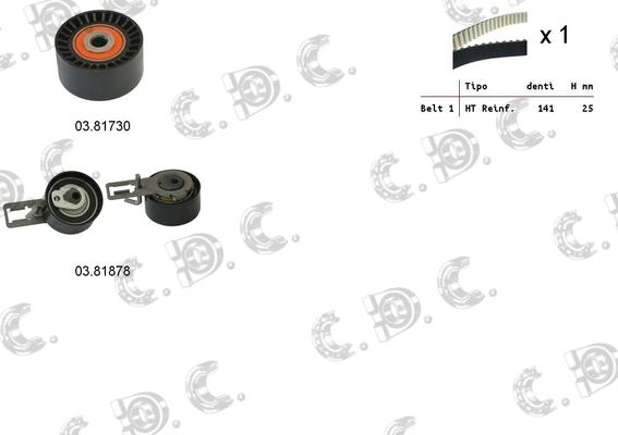 Autokit 04.5348 - Timing Belt Set car-mod.net