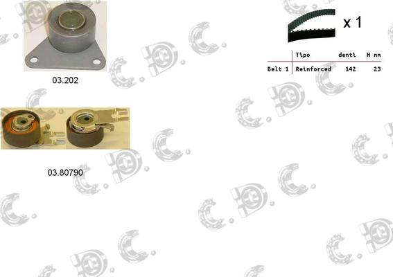 Autokit 04.5343 - Timing Belt Set car-mod.net