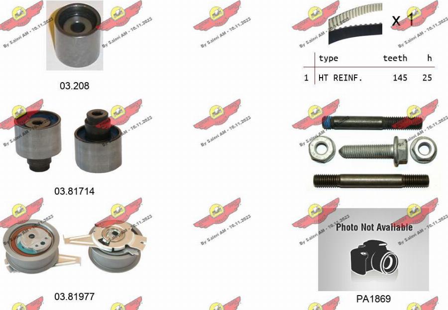 Autokit 04.5355PA3 - Water Pump & Timing Belt Set car-mod.net