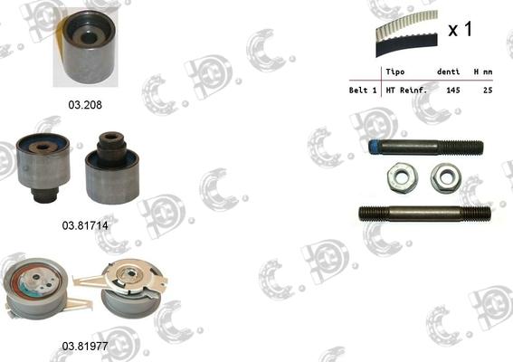 Autokit 04.5355 - Timing Belt Set car-mod.net