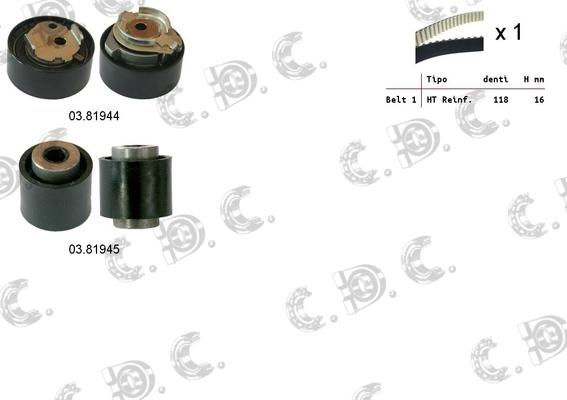 Autokit 04.5356 - Timing Belt Set car-mod.net
