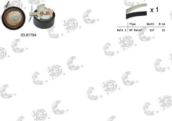 Autokit 04.5353 - Timing Belt Set car-mod.net