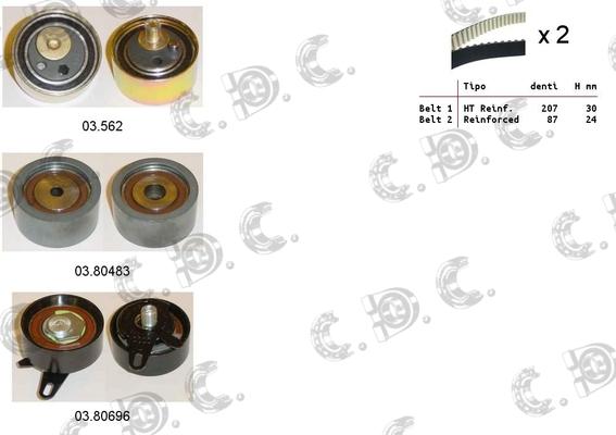 Autokit 04.5362 - Timing Belt Set car-mod.net