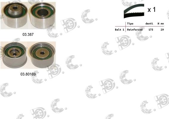 Autokit 04.5384 - Timing Belt Set car-mod.net