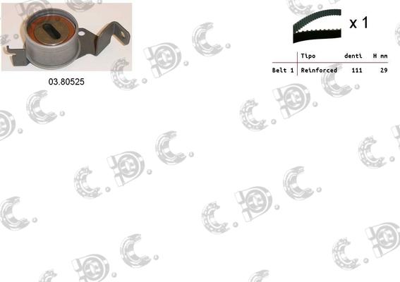 Autokit 04.5381 - Timing Belt Set car-mod.net