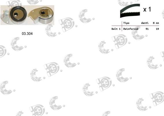 Autokit 04.5332 - Timing Belt Set car-mod.net