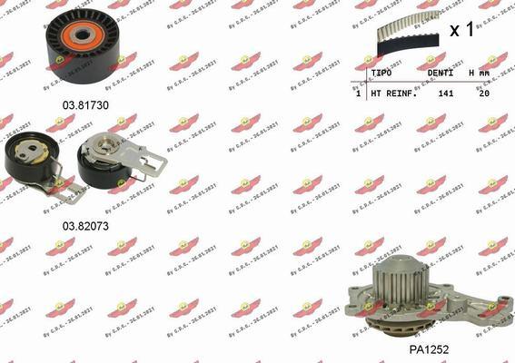 Autokit 04.5374PA - Timing Belt Set car-mod.net