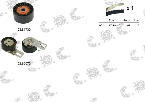Autokit 04.5374 - Timing Belt Set car-mod.net