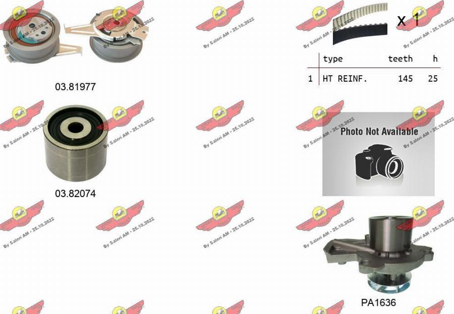 Autokit 04.5370PA - Water Pump & Timing Belt Set car-mod.net